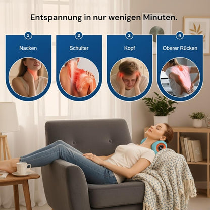 Lomivia™ 4 - in - 1 Nackenmassager – Für dein Wohlbefinden